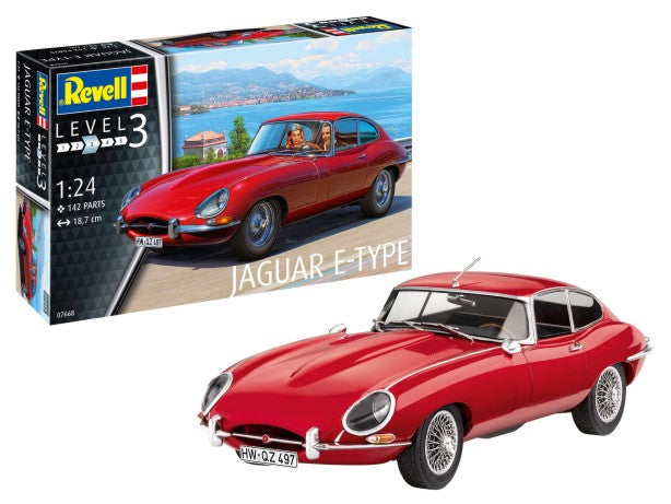 Revell of Germany 07668 1:24 Jaguar E-Type Coupe Plastic Model Kit