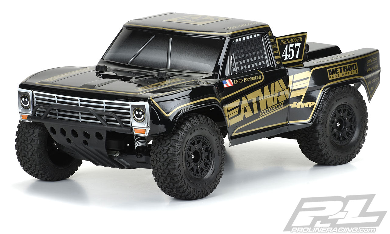 Pro-Line Racing 355118 1:10 Black Pre-Cut 1967 Ford F-100 Short Course Body