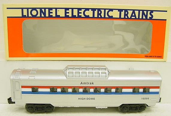 Lionel 6-16099 O Gauge Amtrak "High Dome" Vista Dome Car LN/Box