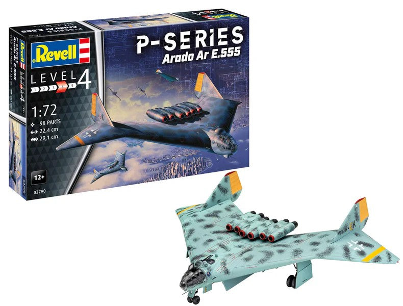 Revell of Germany 03790 1:72 P-Series Arado AR E.555 Aircraft Plastic Model Kit