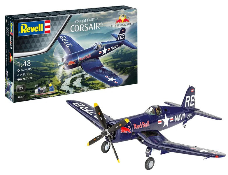 Revell of Germany 05641 1:48 F4U-4 Corsair: Flying Bulls Aircraft Plastic Kit