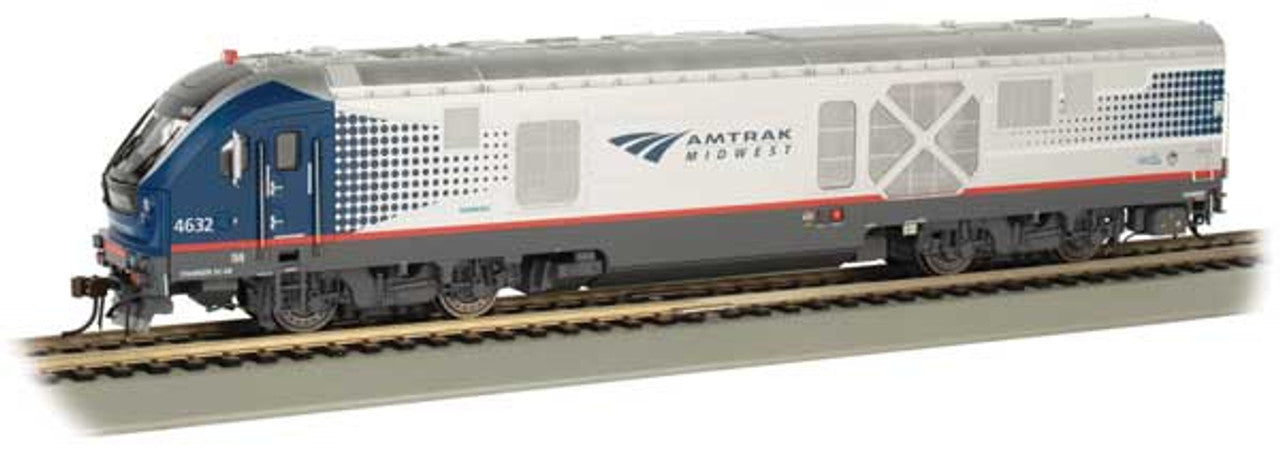 Bachmann 67952 N Amtrak Midwest Siemens SC-44 Charger with DCC & Sound #4632