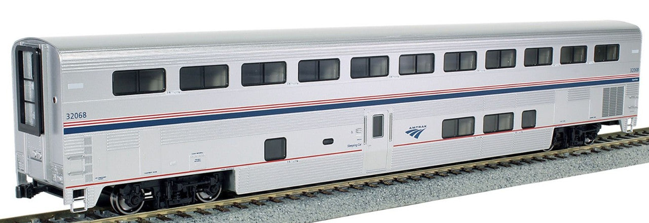 Kato 35-6089-1 HO Amtrak Phase VI Superliner I Sleeper w/ Interior Lights #32052