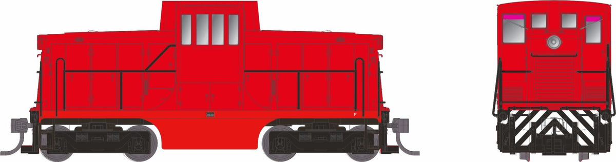Rapido Trains 048533 HO Industrial Red GE 44 Tonner Diesel Loco DC/DCC/Sound