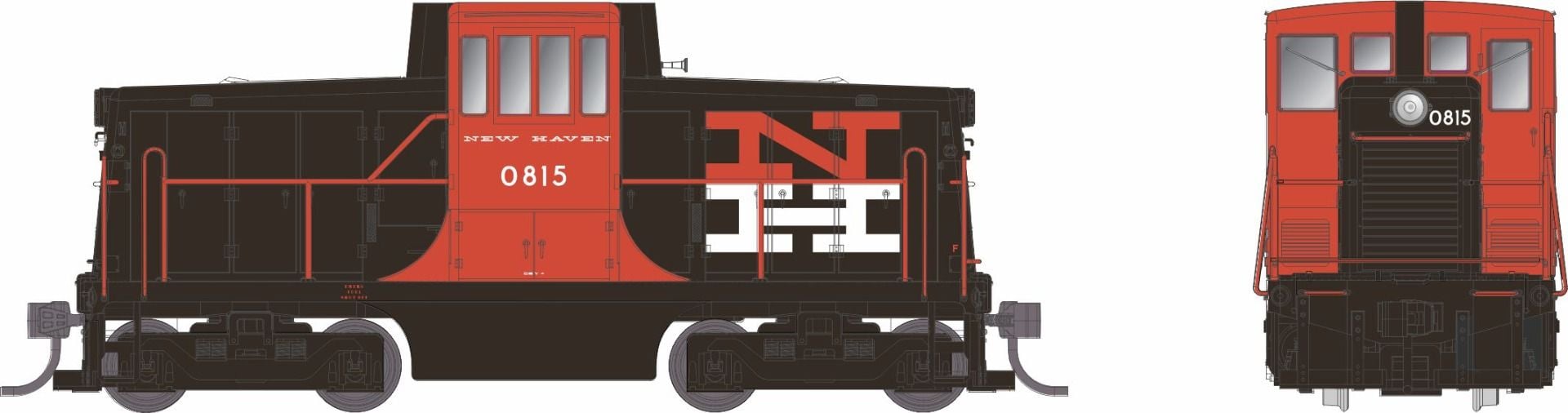 Rapido Trains 048558 HO NH - McGinnis Scheme GE 44 Tonner DC/DCC/Sound #0815