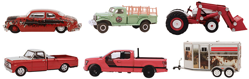 Greenlight Collectibles 48110-CASE 1:64 Down on the Farm Series 11 (Set of 6)