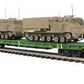 MTH 20-95470 U.S. Army Premier 60' Flat Car w/2 M270 Rocket Launchers #40230