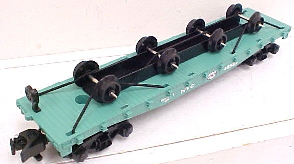 American Flyer 6-48529 S Scale New York Central Flatcar w/Wheel Load #48529 LN/Box