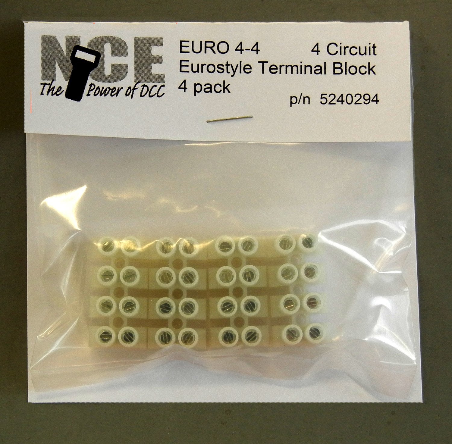 NCE 0294 HO 14-24 AWG 4cir Euro Term Strip