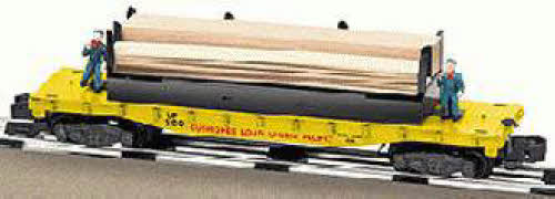 American Flyer 6-49011 S Scale Union Pacific Moe & Joe Lumber Flatcar #15100 LN/Box