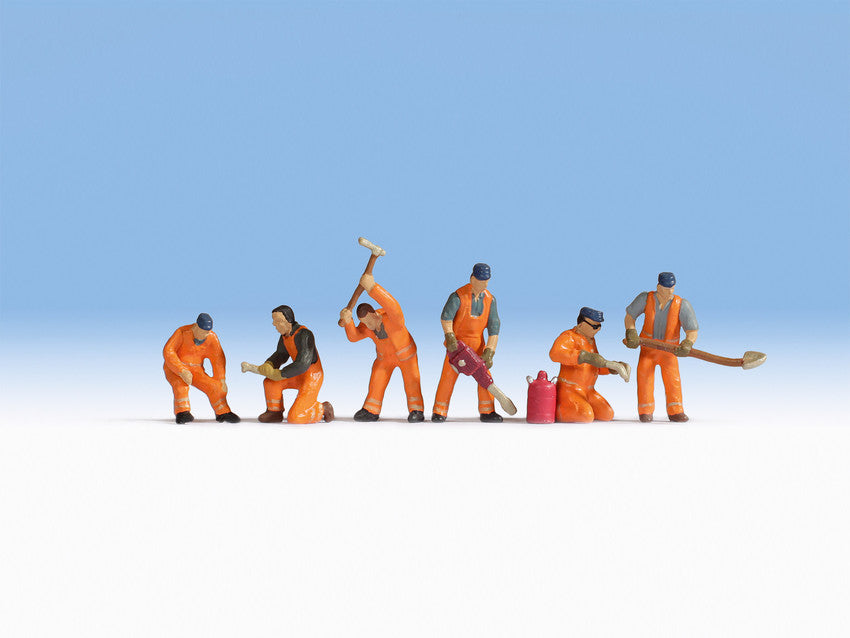 Noch 36276 N Railway Construction Group Figures (Set of 6)