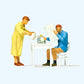 Preiser 28116 HO Eating Breakfast Figures (Set of 2)