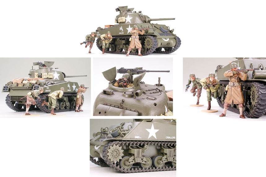 Tamiya 35250 1:35 M4A3 Sherman 75mm Tank Plastic Model Kit