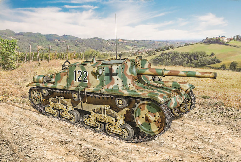 Italeri 6759 1:35 Semovente M42 da 75/34 Upgraded Edition Tank Plastic Model Kit