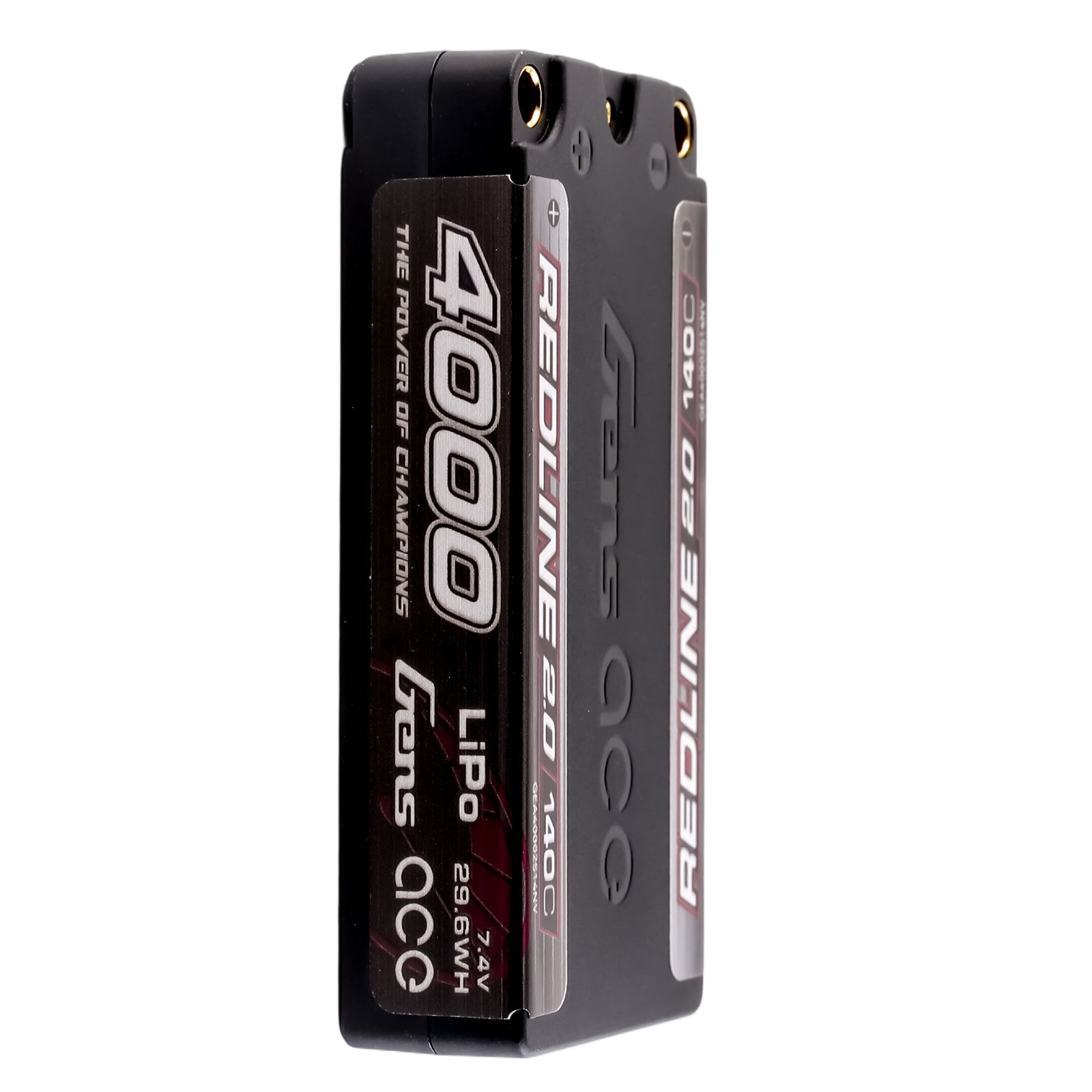 Gens Ace GEA40002S14NV 4000mAh 2S 140C 7.4V HardCase Shorty Redline 2.0 Lipo
