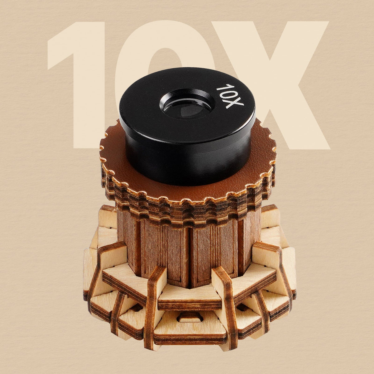 Robotime ST005 ROKR Microscope Mechanical Wooden 3D Puzzle