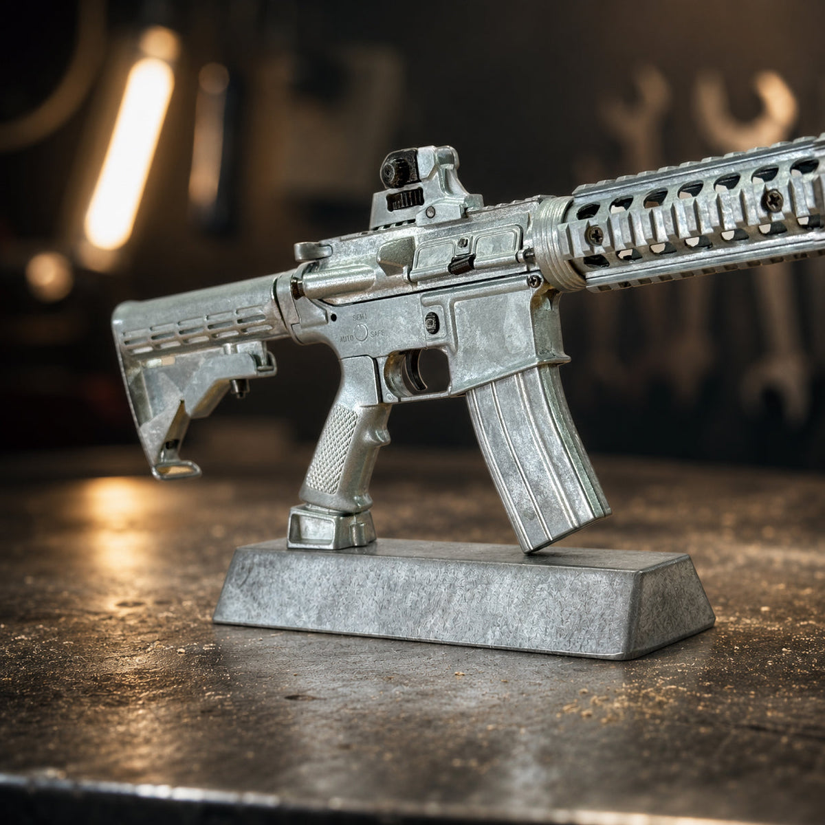GoatGuns AR-DIECAST 1:3 Raw Diecast AR-15 Model Kit