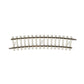 Trix 14511 Minitrix 10-5/16" Radius Curved Track with Concrete Ties