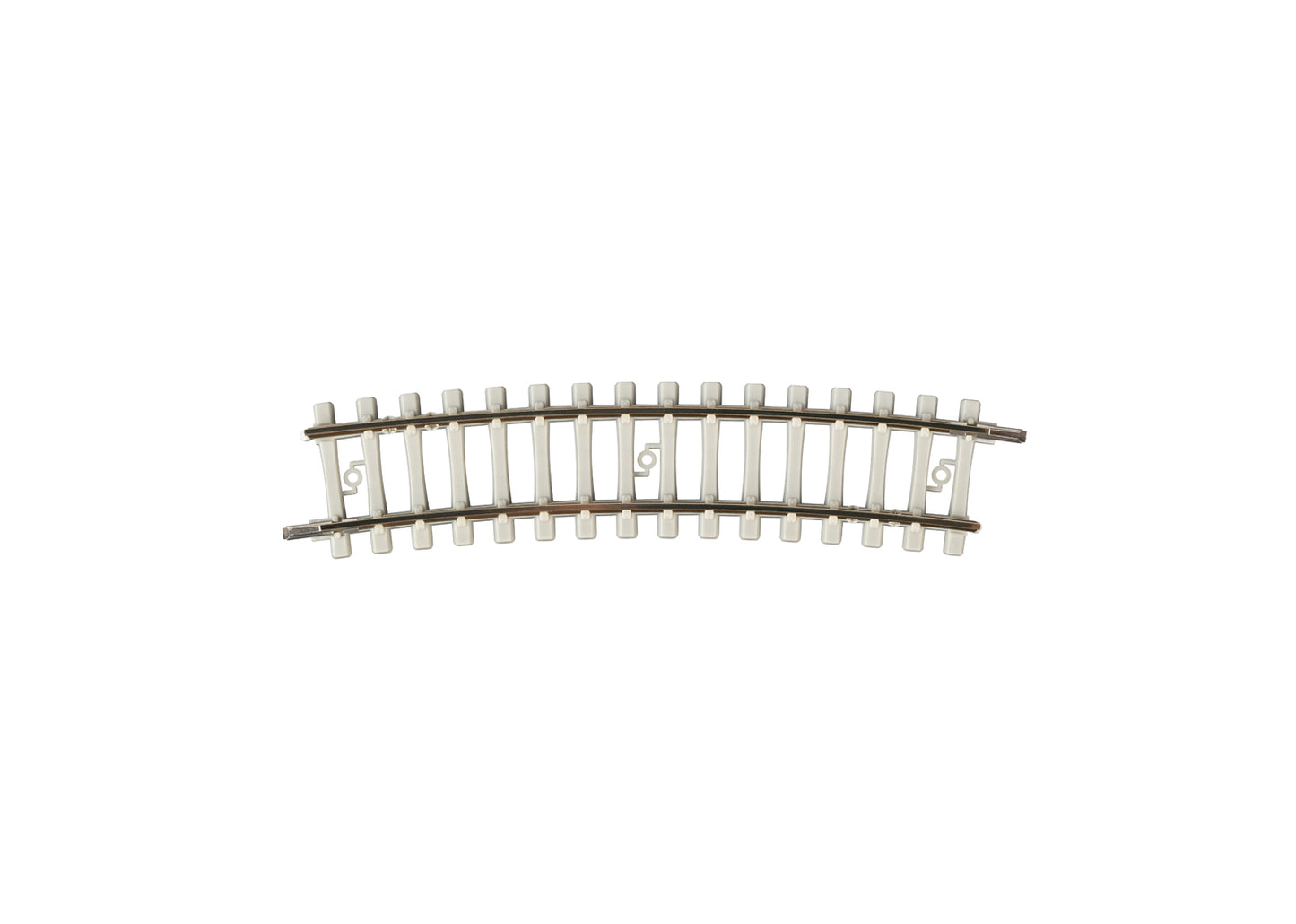 Trix 14511 Minitrix 10-5/16" Radius Curved Track with Concrete Ties