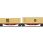 Marklin 47816 HO Touax Rail Ltd. Type Sggrss 80 Double Container Transport Car