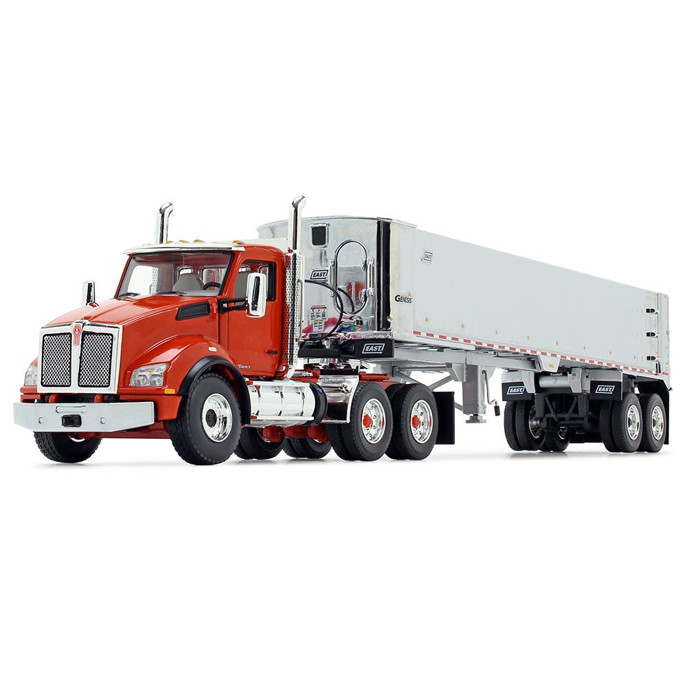 First Gear 50-3453 1:50 Kenworth T880 with East Genesis  End Dump Trailer