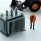 3d To Scale 50-440-GY 1:50 Scale Grey HD Plastic Resin Electrical Transformer