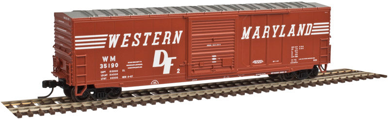 Atlas 50002542 N Western Maryland 50' Precision Design Box Cars #35190