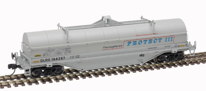 Atlas 50004879 N GE Railcar 42' Coil Steel Car DLRX #166274