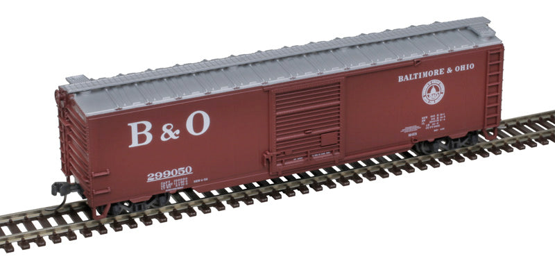Atlas 50006910 N Baltimore and Ohio Trainman 50' Single Door Box Car #299027