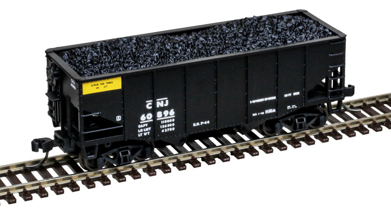 Atlas 50007211 N Central Railroad of New Jersey 55 Ton Fishbelly Hopper #60896