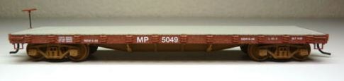 Ertl 4980 HO Scale Missouri Pacific 50 Ton, 40' Flat Car #5049