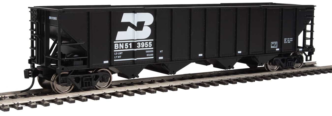 Walthers 910-1978 HO Burlington Northern 50' 100-Ton 4-Bay Hopper RTR #513955