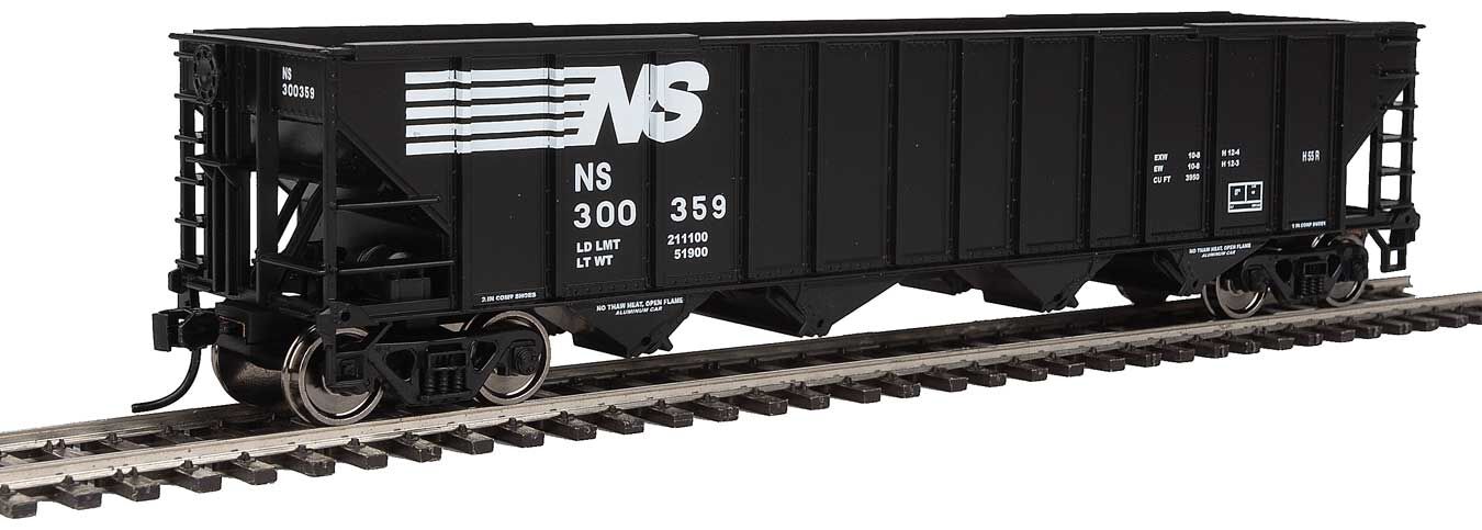 Walthers 910-1996 HO Norfolk Southern 50' 100-Ton 4-Bay Hopper RTR #300359
