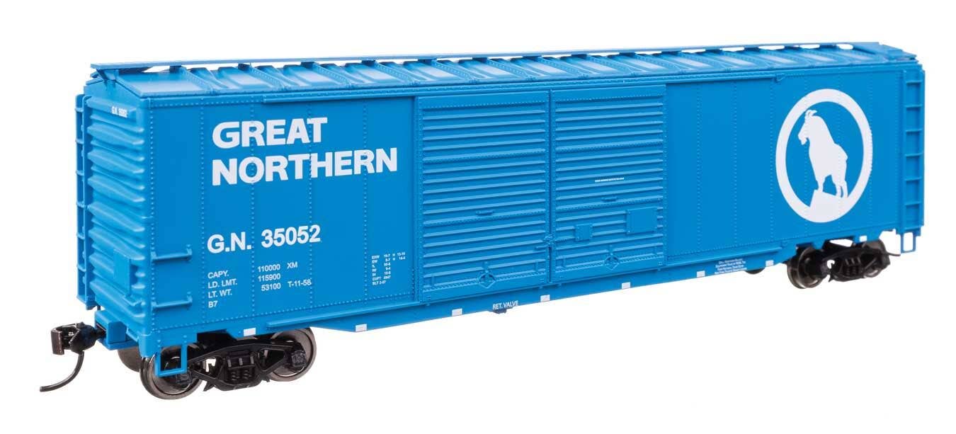 Walthers 910-46604 HO GN 50' AAR Improved Double-Door Boxcar RTR #35052