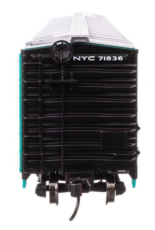 Walthers 910-46611 HO NYC 50' AAR Improved Double-Door Boxcar RTR #71836