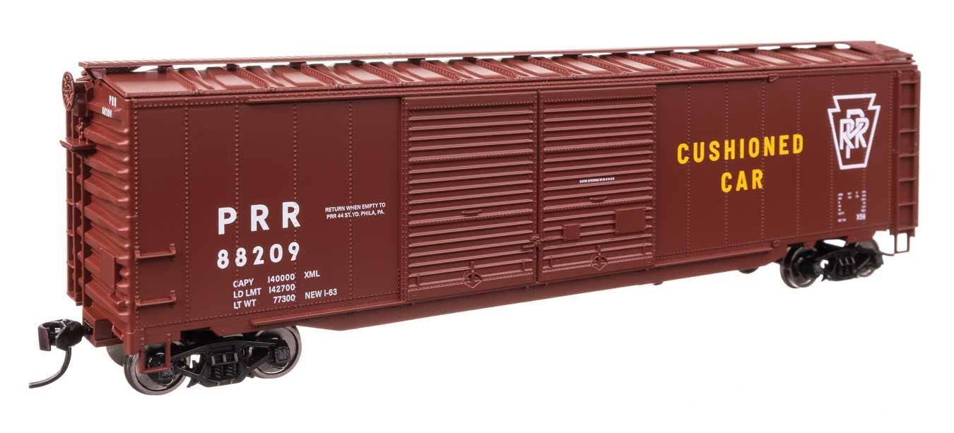 Walthers 910-46613 HO PRR 50' AAR Improved Double-Door Boxcar RTR #88209