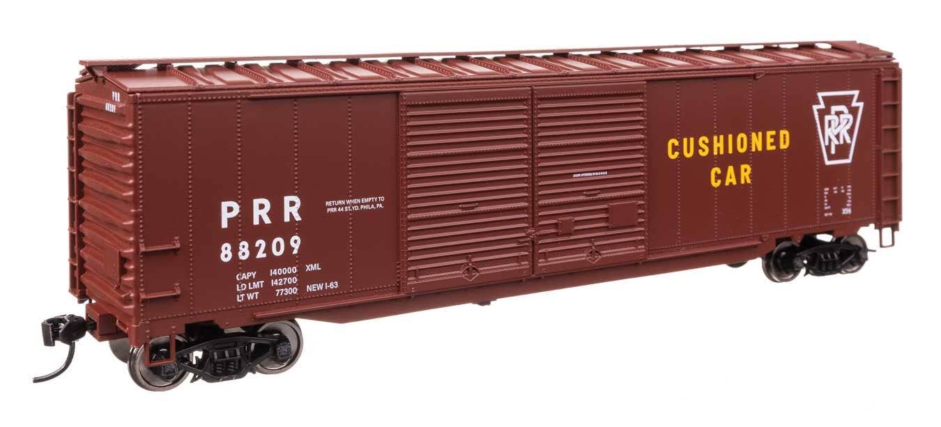 Walthers 910-46613 HO PRR 50' AAR Improved Double-Door Boxcar RTR #88209