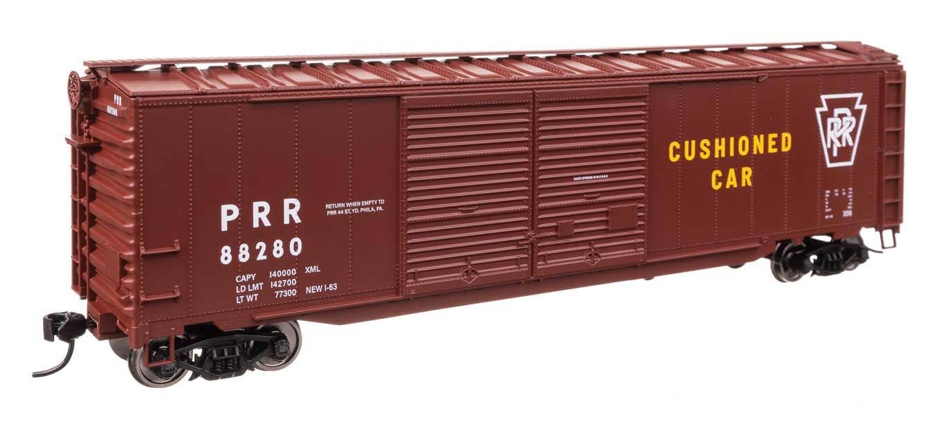 Walthers 910-46614 HO PRR 50' AAR Improved Double-Door Boxcar RTR #88280