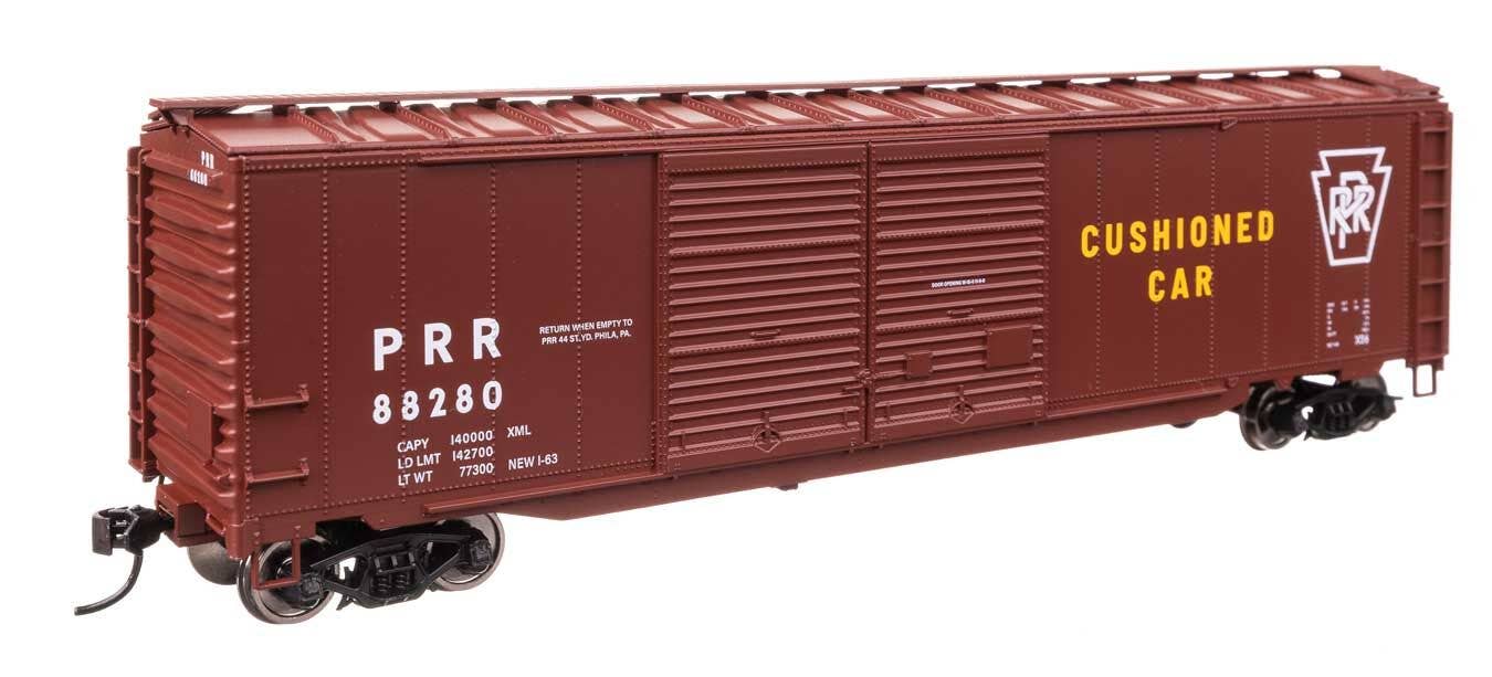 Walthers 910-46614 HO PRR 50' AAR Improved Double-Door Boxcar RTR #88280