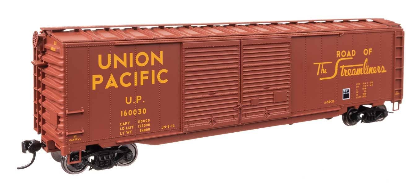 Walthers 910-46616 HO UP 50' AAR Improved Double-Door Boxcar RTR #160030