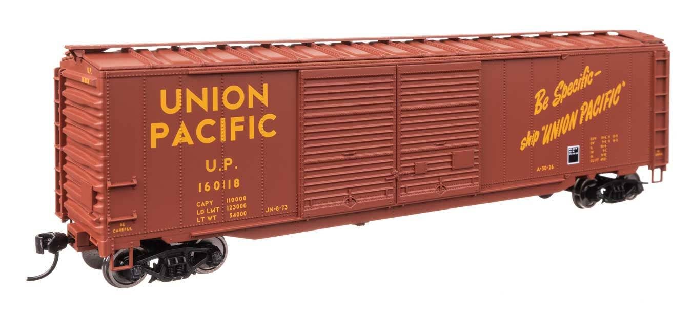 Walthers 910-46617 HO UP 50' AAR Improved Double-Door Boxcar RTR #160118