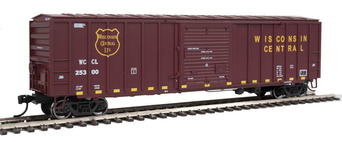 Walthers 910-1844 HO Wisconsin Central 50' ACF Exterior Post Boxcar RTR #25300
