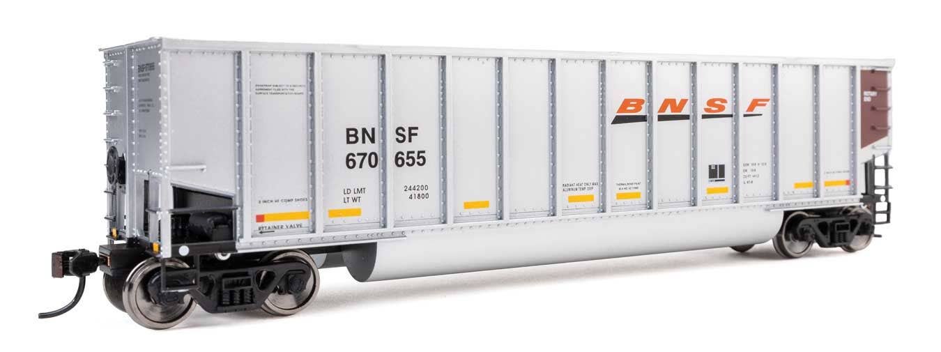 Walthers 910-55909 HO BNSF 50' Bethgon Coalporter Gondola RTR (Set of 3)