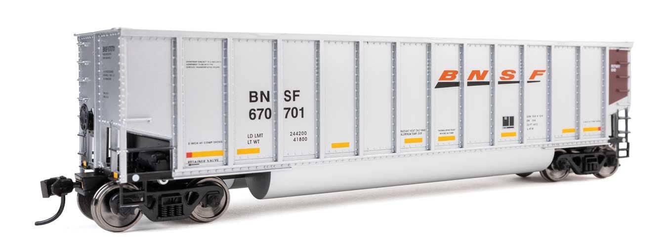Walthers 910-55910 HO BNSF 50' Bethgon Coalporter Gondola RTR (Set of 3)