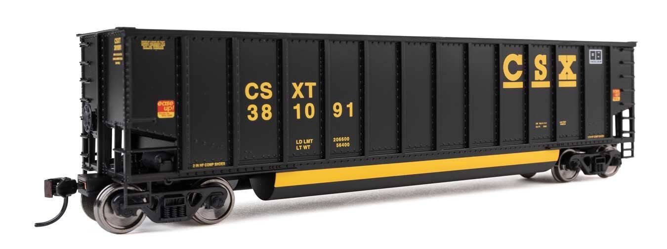 Walthers 910-55911 HO CSX 50' Bethgon Coalporter Gondola RTR (Set of 3)