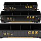 Walthers 910-55912 HO CSX 50' Bethgon Coalporter Gondola RTR (Set of 3)