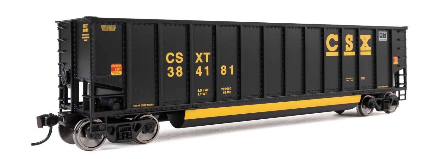 Walthers 910-55912 HO CSX 50' Bethgon Coalporter Gondola RTR (Set of 3)