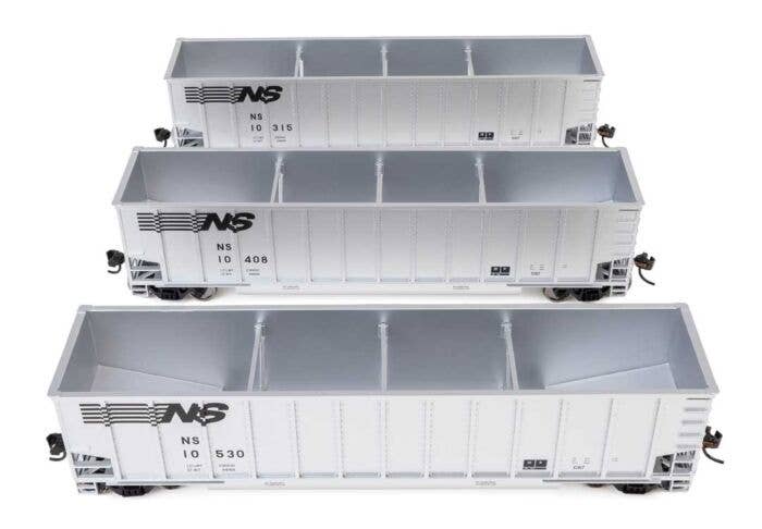Walthers 910-55917 HO NS 50' Bethgon Coalporter Gondola RTR (Set of 3)