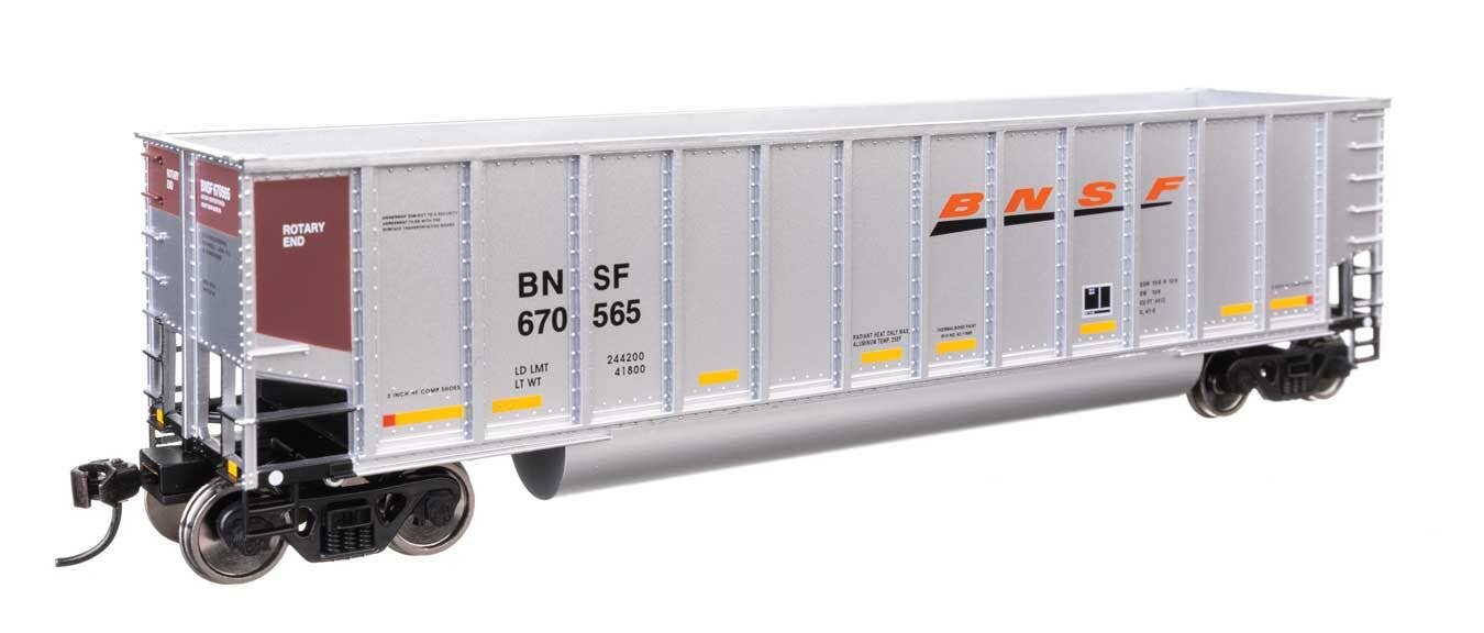 Walthers 910-57200 HO BNSF 50' Bethgon Coalporter Gondola Ready to Run #670565