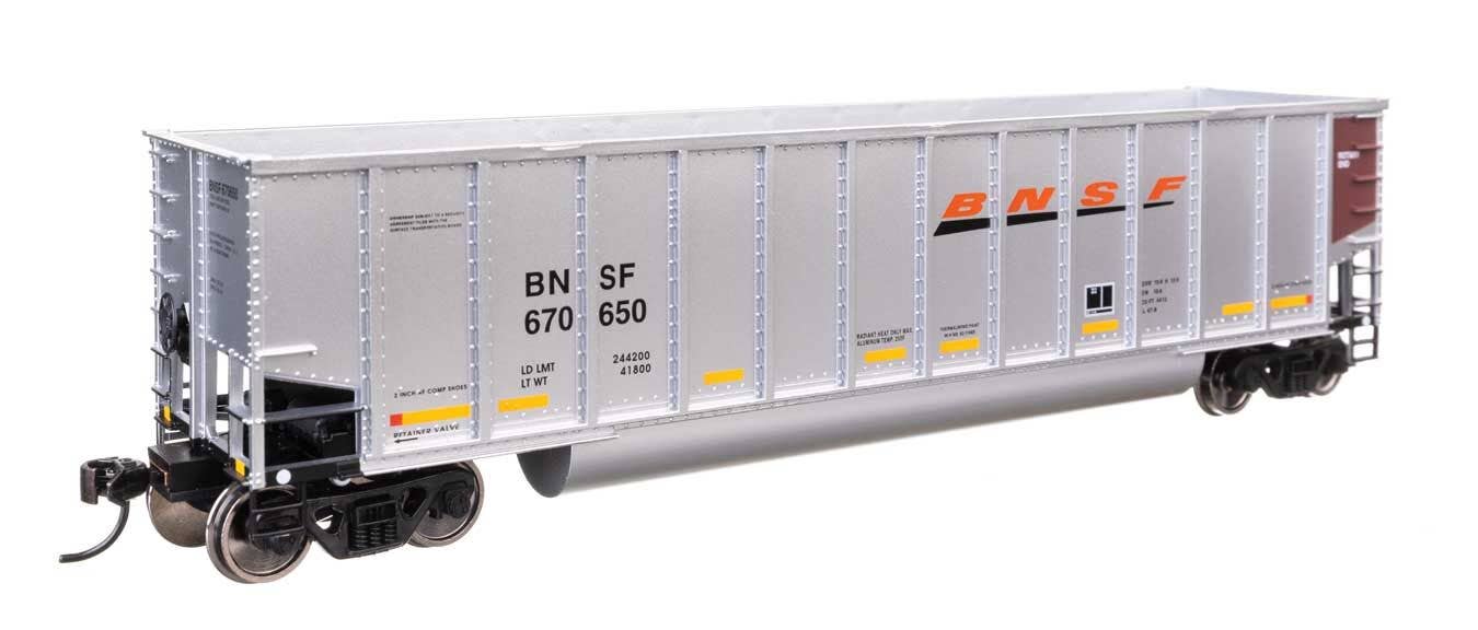 Walthers 910-57201 HO BNSF 50' Bethgon Coalporter Gondola Ready to Run #670650
